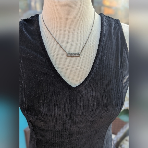 Velour Little black dress - Picture 3 of 4